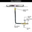 Poêle et anneau de foyer d'extérieur en acier inoxydable avec ensemble de raccordement de première qualité pour le gaz naturel-110429674