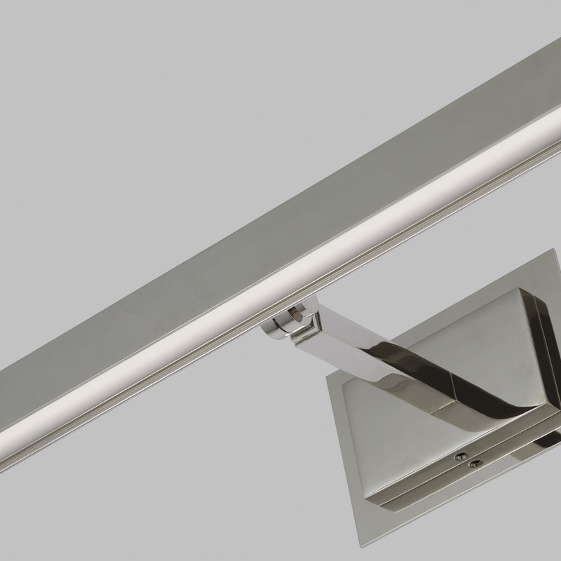 Bau Dimmable LED Wall Mounted Picture Light, Polished Nickel