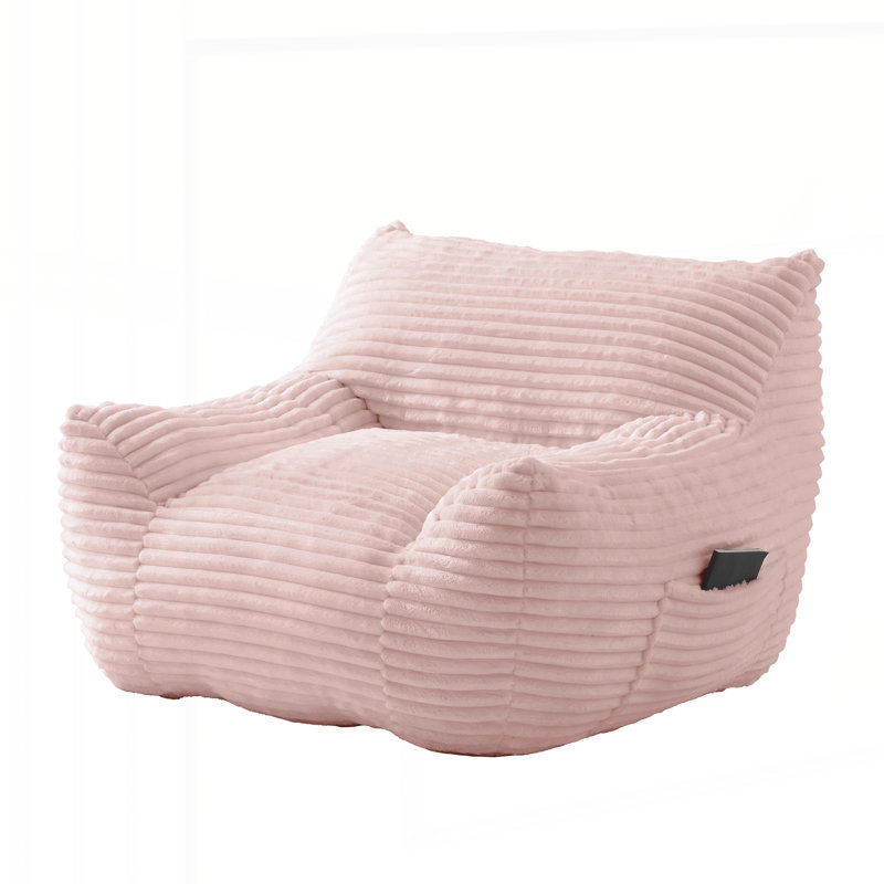 Fauteuil à billes doux avec noyau en mousse haute résilience pour deux, parfait pour la détente et le divertissement