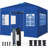10x10 FT One-Push Pop Up Canopy Tent with 4 Side Walls and Roller Bag-109652526
