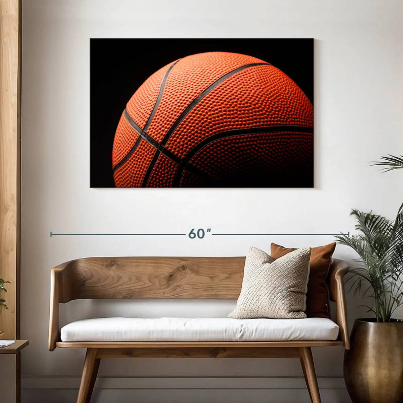 Ballon de basketball texturé Sireci, H 30 po x l 45 po