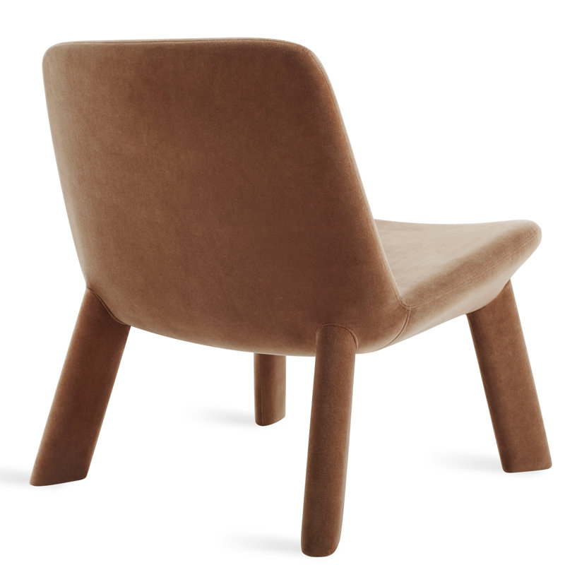 Neat Lounge Chair, Copper Velvet