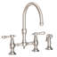 Chesterfield Kitchen Bridge Faucet with Side Spray-329615691