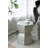 Hexagonal End Table, Accent Side Table