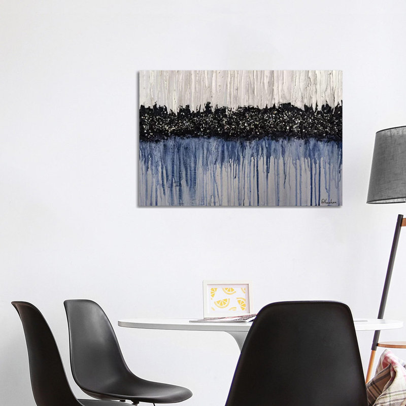 Melting Ice by Nikki Chauhan - Wrapped Canvas Painting, 101.6 cm H x 66.04 cm W x 3.175 cm D
