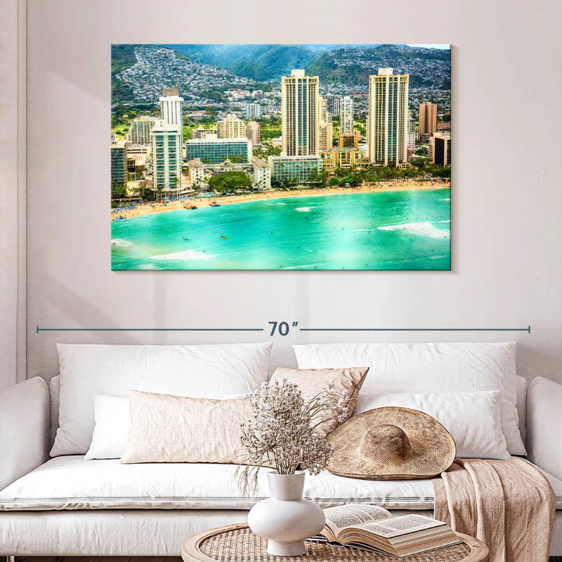 Gillard Waikiki Beach, H 32 po x l 48 po