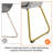 Fitchburg 20'' H Upholstered Metal Dining Chair-1128825649