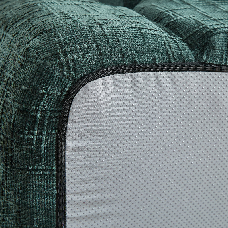 Canapé inclinable convertible Boneless Curved, Vert