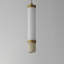 Luminaire suspendu cylindrique DEL 2 lumières Delna