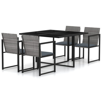 Patio Dining Set Extendable Table,