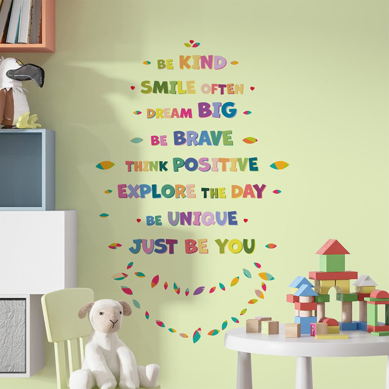 Text & Numbers Wall Decal