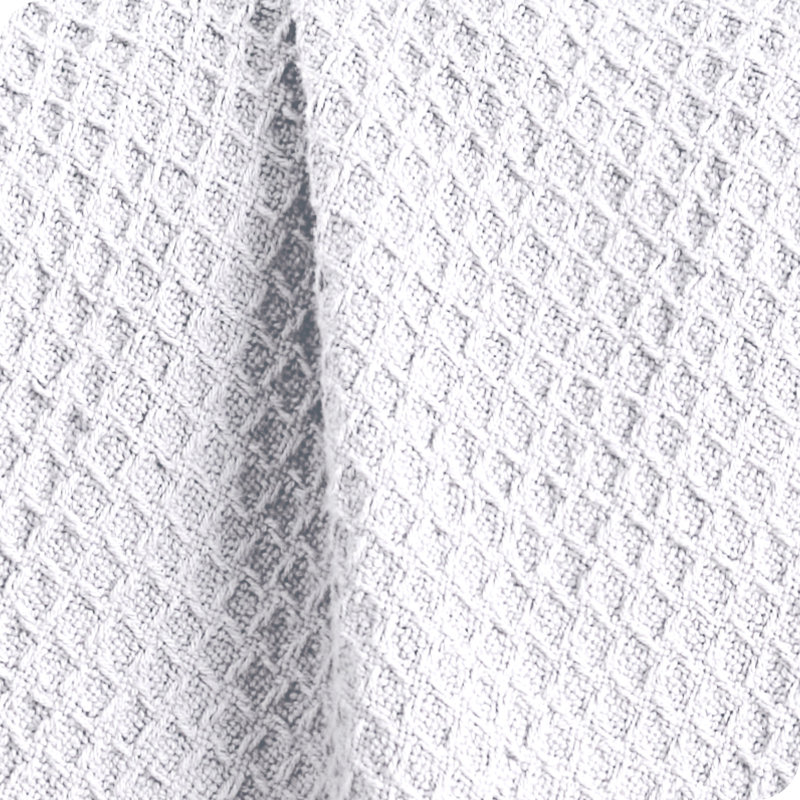 Couverture en coton gaufré, Lit simple, White