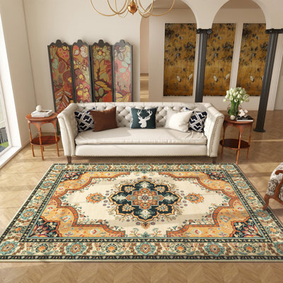 Oriental Classical Design Indoor Anti-Slip Area Rug