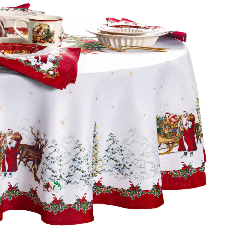 Toy's Fantasy Engineered Tablecloth, 70" x 70"