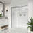 Opal Mirage MCOCOD 60" W x 72" H Double Smooth Sliding Semi-Frame Shower Door with Tempered Glass | Crystal Clear |Stylishly Upscale-99071063