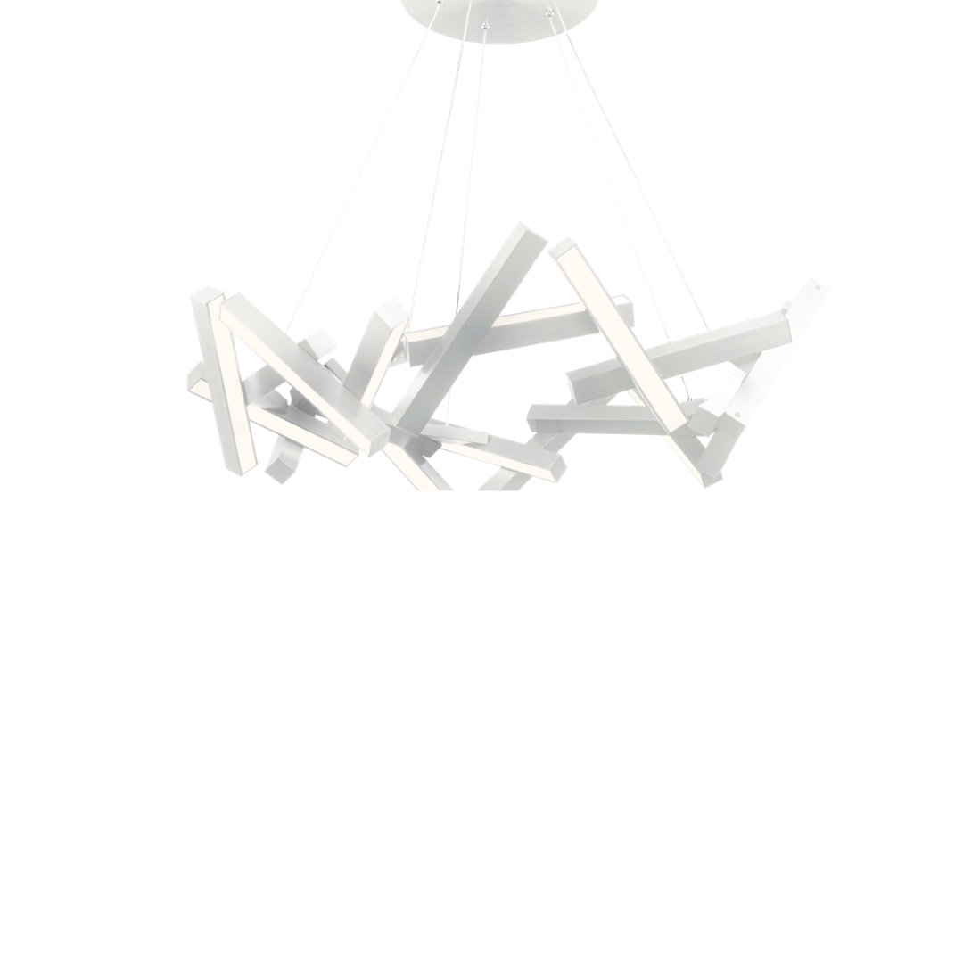 Chaos 21-Light LED Unique / Statement Geometric Chandelier Modern Forms 
