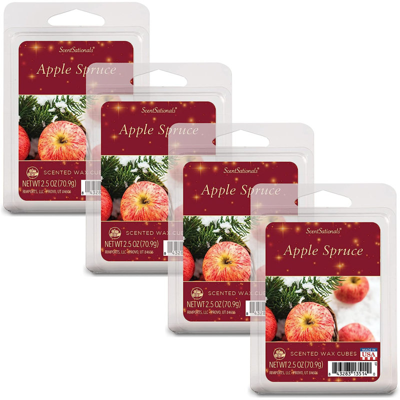 ScentSationals Apple Spruce Wax 4PK
