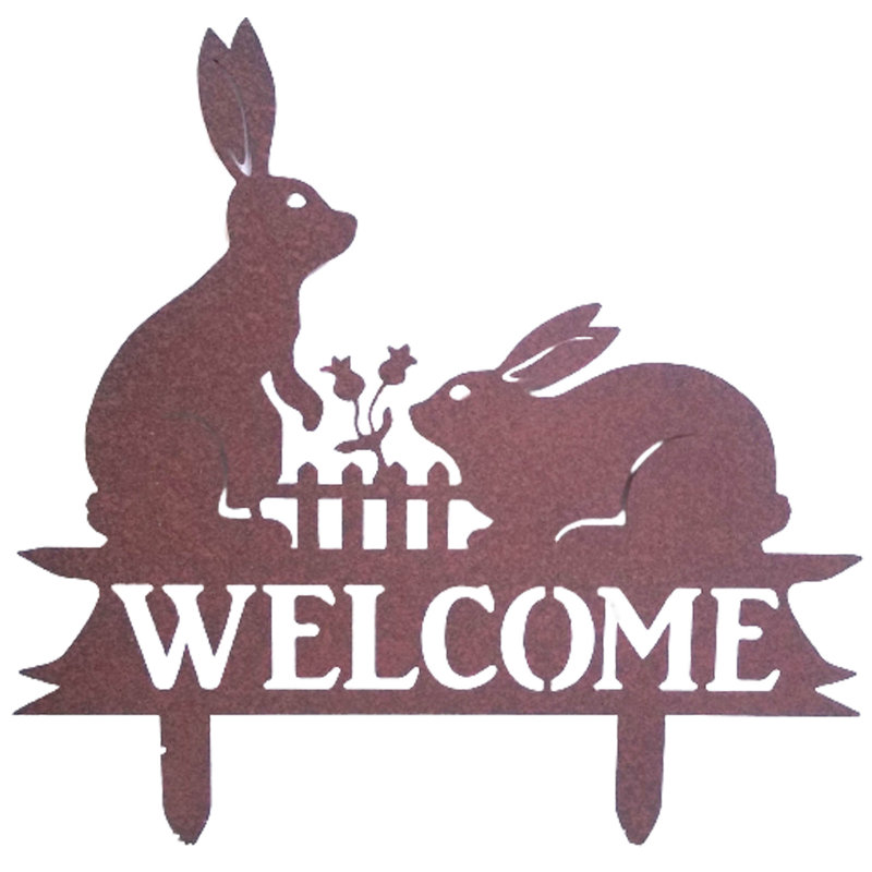 Giannini Metal Animals Garden Stake