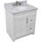 Bonavista 31 " W Freestanding Standard Single Vanity Bathroom Vanity With Carrara Marble Top