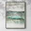 Soft Emerald Harmony Framed Print - Solid Wood 49501-2141211232
