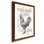 Coq «Fresh Market» - Reproduction d'art graphique sur papier encadré