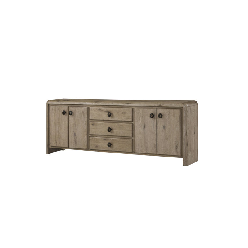 English Knotty Oak 84" Console