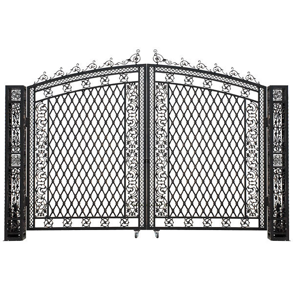 Plow & Hearth 48'' H x 36'' W Black Metal Gate & Reviews