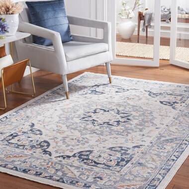 Somona Oriental Flatweave Performance Machine Washable Blue Area Rug Langley Street Rug Size: Rectangle 5' x 7