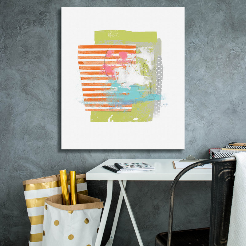 «Beach Day 1» par Suzanne Nicoll, art mural sur toile, 26 po x 30 po, H 30 po x l 26 po x P 1,5 po
