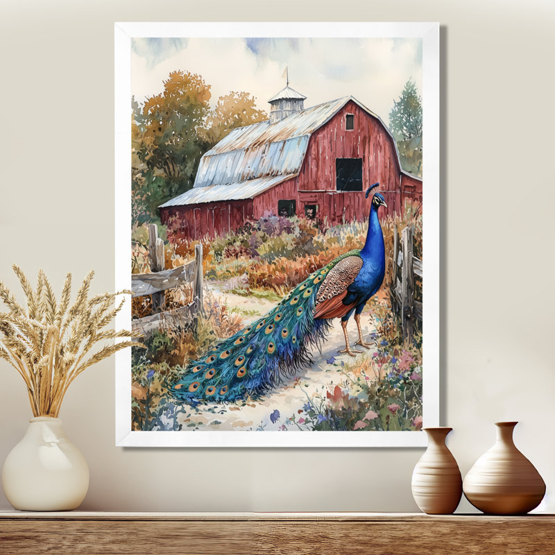 Ingleside - reproduction d'art sur toile, animaux, H 44 po x l 34 po, Reproduction encadrée d'une seule photo, Blanc