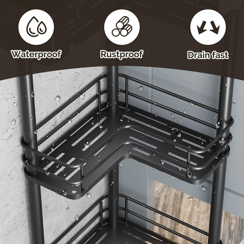 Metal Freestanding Bathroom Shelves