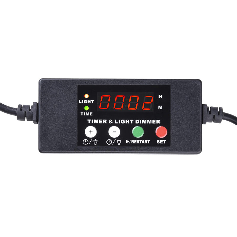 12-24V Digital Controller Dimmer Timer with 2 Suckers for LED Aquarium Light Fish Tank