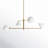4 - Light Dimmable Modern Linear Chandelier-88144603-88144602