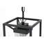 Luminaire suspendu d'extérieur noir Moneta 7 pouces