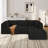 106" Boneless Deep Seat Modular Sofa With Lounge Chair & Memory Foam-718366718-718366713