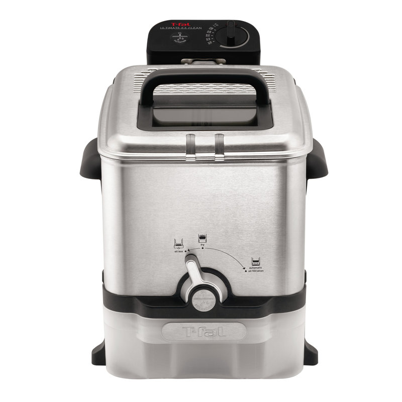 Stainless Steel 3.5 Liter Electric Deep Fryer with Oil Filtration