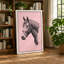 Equine Study in Grayscale Minimalist - Wrapped Canvas-1552403083-1552403087