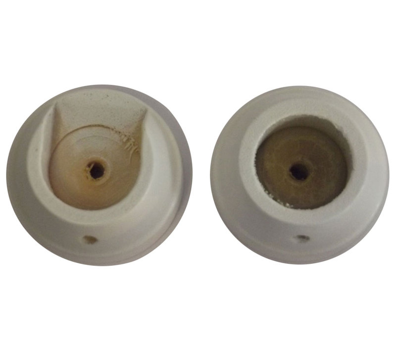 Wood Mounting Bracket, White, 3.5 cm