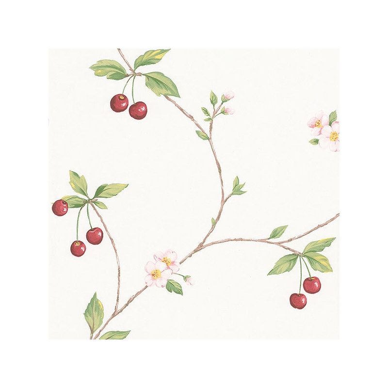 Papier peint couloir cerise 32,7 pi x 20,5 po Laneer, L 32,7 po x l 20,5 po