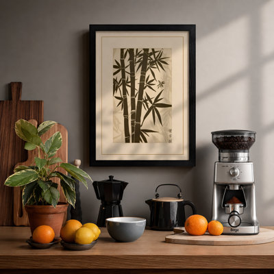 Bamboo Study Botanical - Framed Print