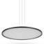 Luminaire suspendu circulaire à DEL à hauteur réglable de 24 po Salm