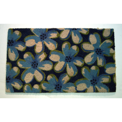 Cavallo Non-Slip Floral Doormat