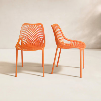 Farrah Outdoor Stacking Dining Side Chair