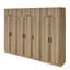 Elina 7 Door Manufactured Wood Wardrobe-99234201-99234202