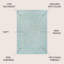 Tapis turquoise / crème Kelliann-1725294765