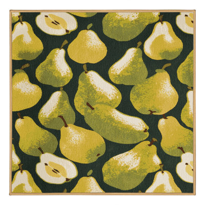 Washable Pear Bartlett Fruits Area Rug