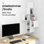 Coussoule 120cm H x 48cm W Floating Shelf Bookcase
