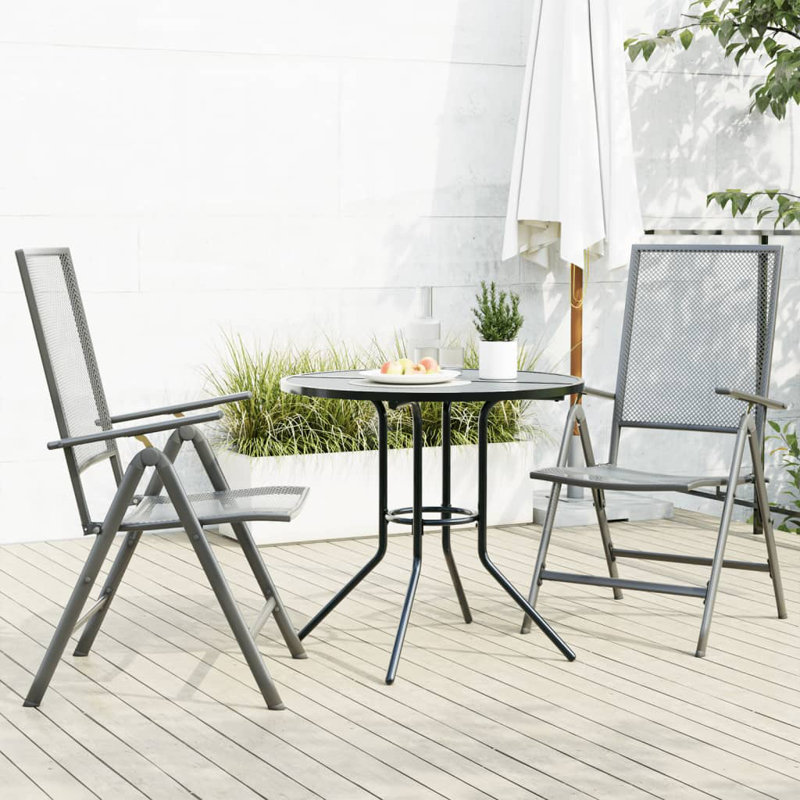 Fatmeh 2 - Person Patio Dining Set with