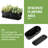Indoor Matte Black Ceramic Pot Planter