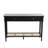 Ayleena Maxwelton Solid Wood Console Table with 2 Drawers and Woven Cane Storage Shelf-1859782371